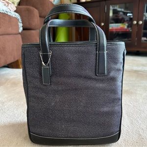 Vintage Coach Denim Tote
